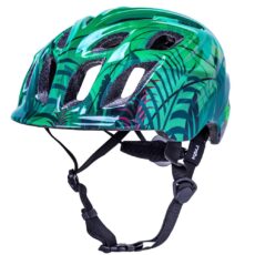 Kali Chakra Child Lighted Helmet - Jungle Gloss Green - S