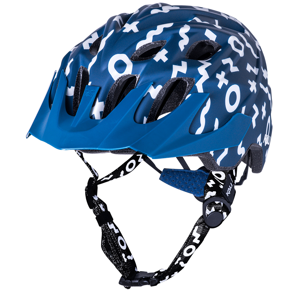 Kali Chakra Youth+ Helmet - Zwiggles Matt Teal / White