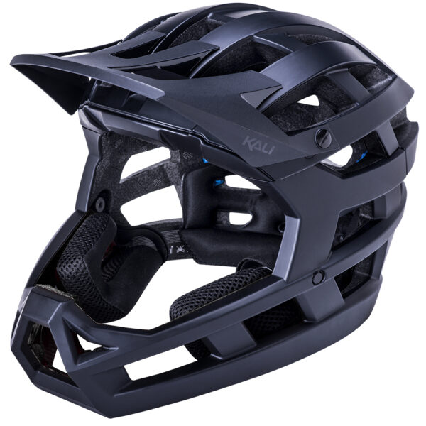 Kali Invader 2.0 Enduro Helmet - Solid Matt Black - XS/M