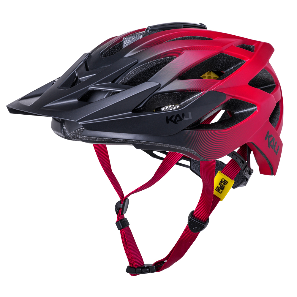Kali Lunati 2.0 Enduro Helmet - Fade Matt Black / Red - L/XL