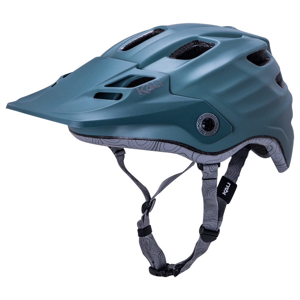 Kali Maya 3.0 Enduro Helmet - Solid Matt Moss / Silver - L/XL